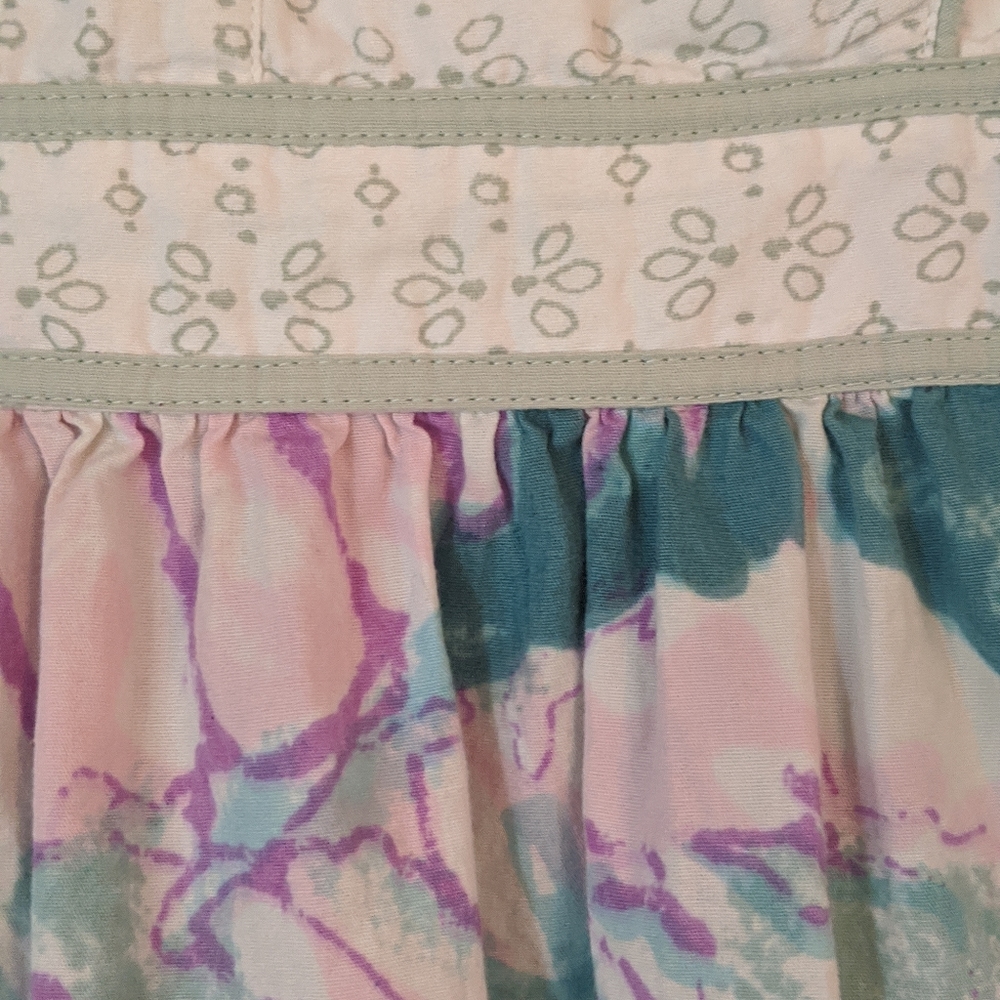 Urban Outfitters Kimchi Blue l Strapless Watercolor Print D… - Picture 6 of 11